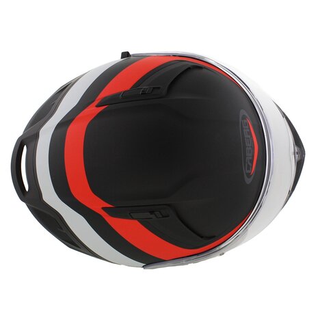 Caberg Avalon Blast Integraalhelm - mat zwart wit rood - Maat XS