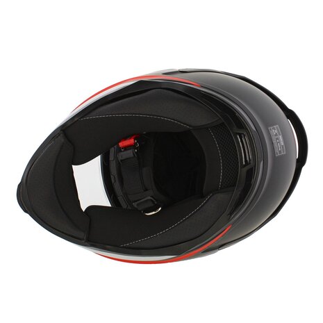 Caberg Avalon Blast Integraalhelm - mat zwart wit rood - Maat XS