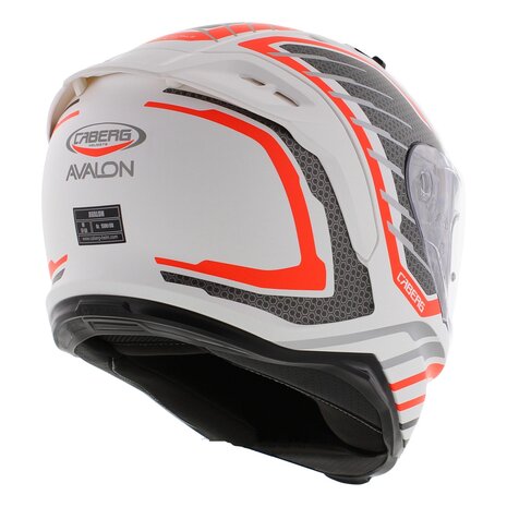 Caberg Avalon Forge Integraalhelm - glans wit oranje - Maat M