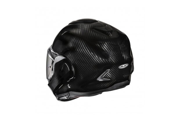 HJC F100 systeemhelm glans carbon zwart