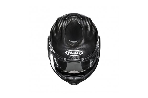 HJC F100 systeemhelm glans carbon zwart