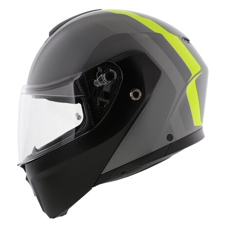AGV Streetmodular systeemhelm Resia mat grijs zwart fluo geel