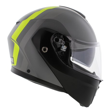 AGV Streetmodular systeemhelm Resia mat grijs zwart fluo geel