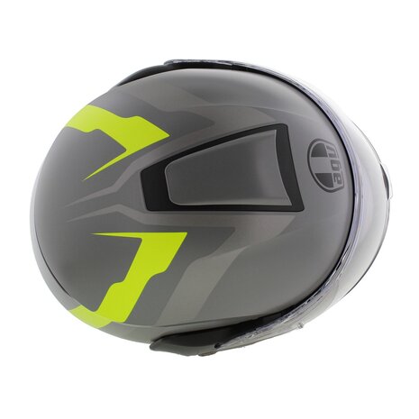 AGV Streetmodular systeemhelm Resia mat grijs zwart fluo geel