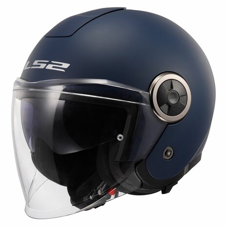 LS2 OF620 Classy jethelm solid navy mat blauw