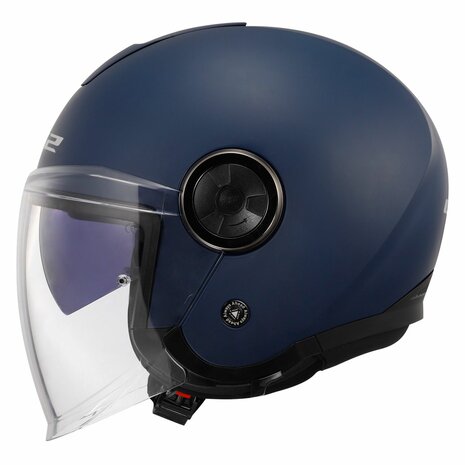 LS2 OF620 Classy jethelm solid navy mat blauw