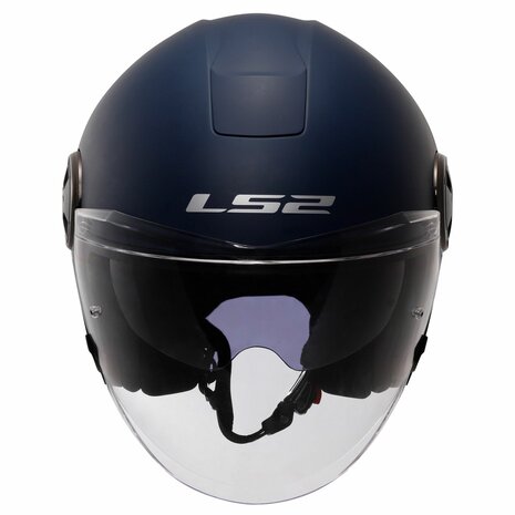 LS2 OF620 Classy jethelm solid navy mat blauw