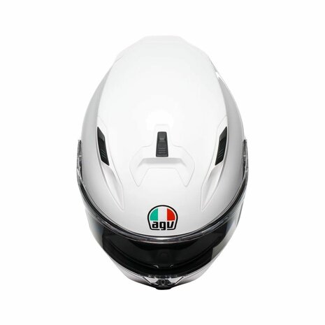 AGV K7 motorhelm Mono glans wit