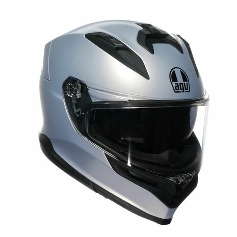 AGV K7 motorhelm Mono mat zilver Prisma