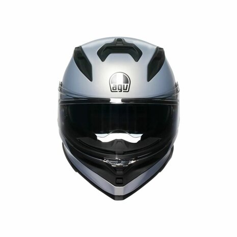 AGV K7 motorhelm Mono mat zilver Prisma
