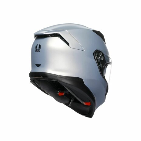 AGV K7 motorhelm Mono mat zilver Prisma