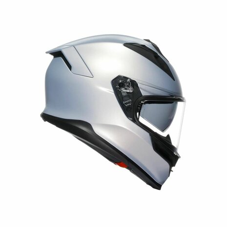 AGV K7 motorhelm Mono mat zilver Prisma