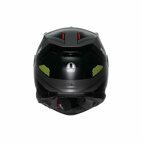 AGV K7 motorhelm Kyber mat zwart grijs fluo geel