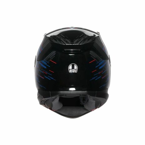 AGV K7 motorhelm Genisys zwart blauw grijs