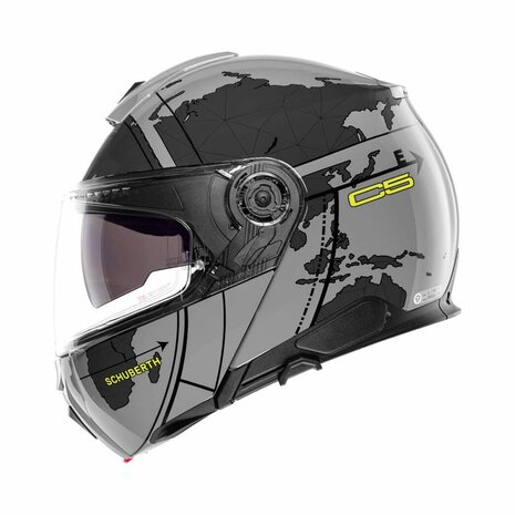 Schuberth C5 Systeemhelm - Globe - zwart grijs