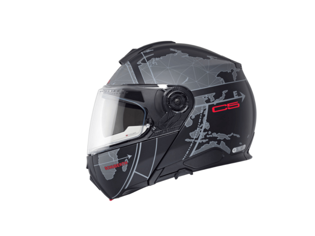 Schuberth C5 Systeemhelm - Globe - Mat grijs zwart