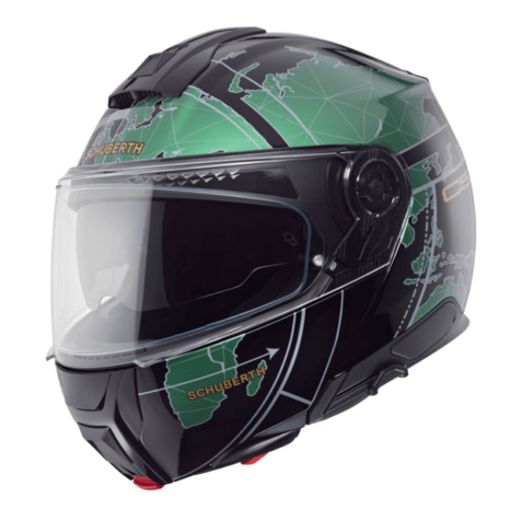 Schuberth C5 Systeemhelm - Globe - zwart groen