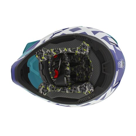 Axxis Wolf crosshelm Jackal mat blauw