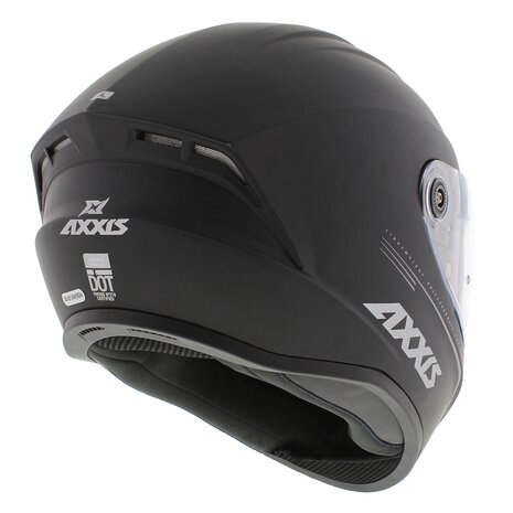 Axxis Draken helm solid mat zwart