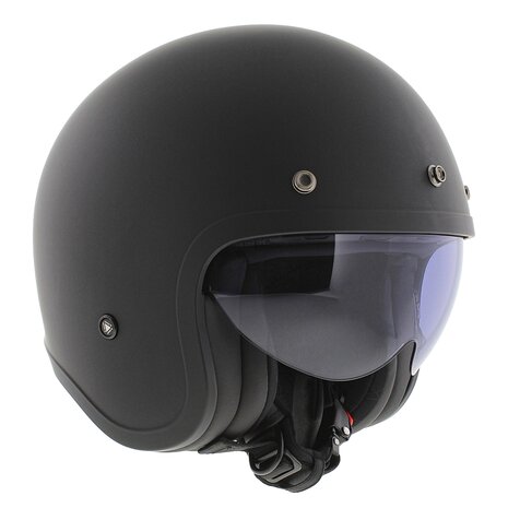 LS2 OF599 Spitfire II helm mat zwart special edition inclusief klep
