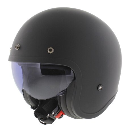 LS2 OF599 Spitfire II helm mat zwart special edition inclusief klep