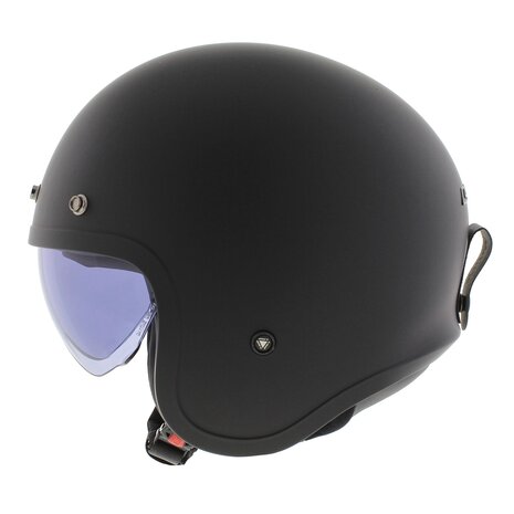 LS2 OF599 Spitfire II helm mat zwart special edition inclusief klep
