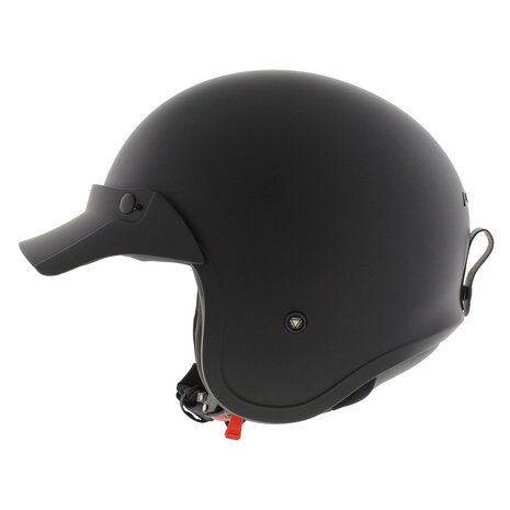 LS2 OF599 Spitfire II helm mat zwart special edition inclusief klep