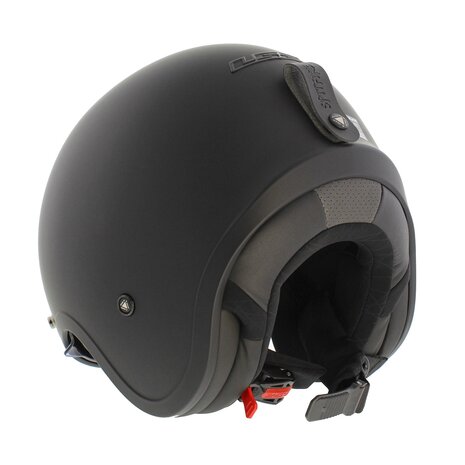 LS2 OF599 Spitfire II helm mat zwart special edition inclusief klep