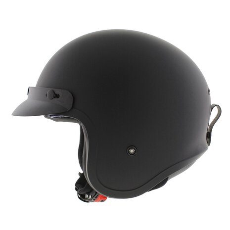 LS2 OF599 Spitfire II helm mat zwart special edition inclusief klep