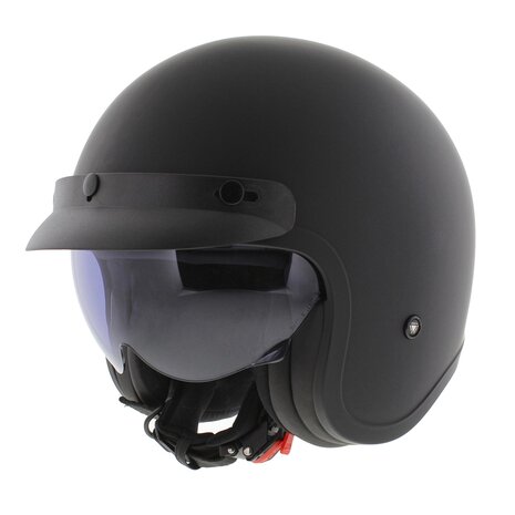 LS2 OF599 Spitfire II helm mat zwart special edition inclusief klep