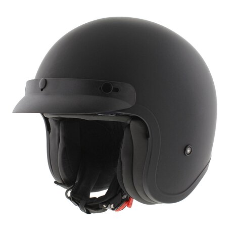 LS2 OF599 Spitfire II helm mat zwart special edition inclusief klep