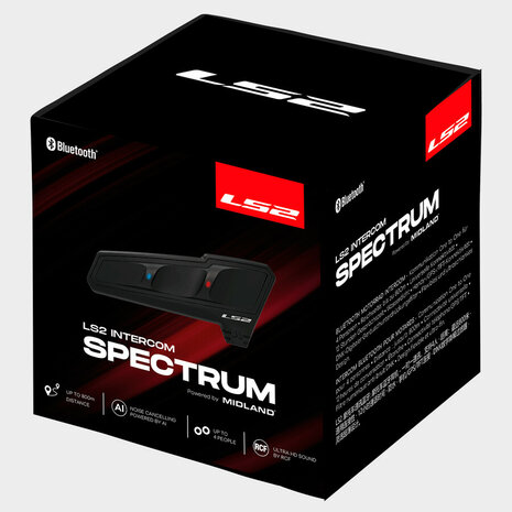 LS2 Intercom Spectrum - Bluetooth motorhelm communicatie systeem