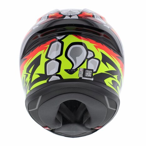 AGV K6 S Bezzecchi 2024 Motorhelm zwart rood wit geel