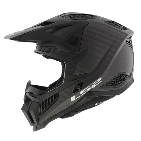 LS2 MX703 C X-Force crosshelm mat carbon zwart