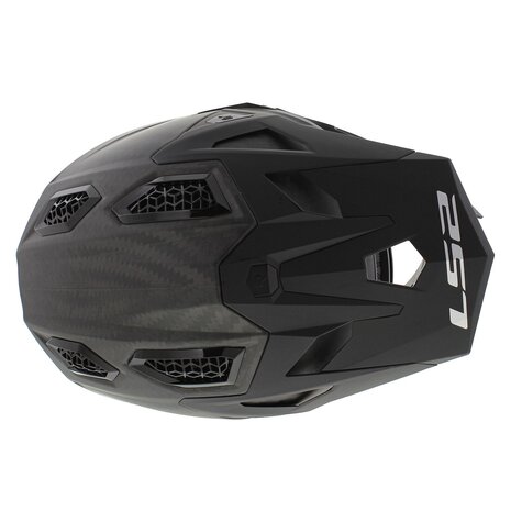 LS2 MX703 C X-Force crosshelm mat carbon zwart