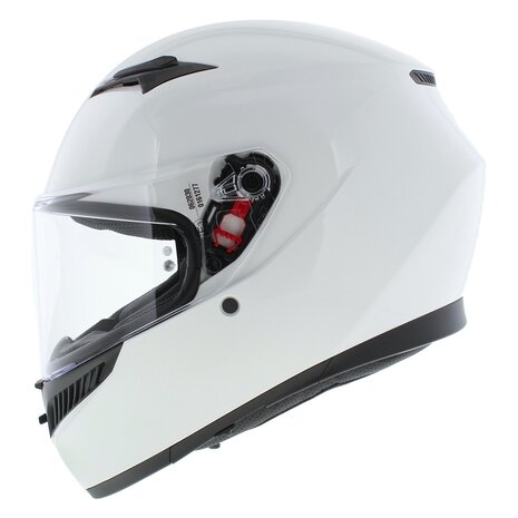 AGV K3 helm mono solid glans wit