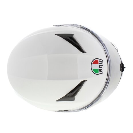 AGV K3 helm mono solid glans wit