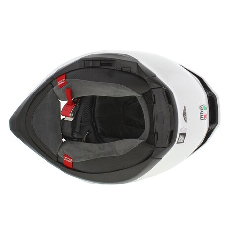 AGV K7 motorhelm Mono glans wit