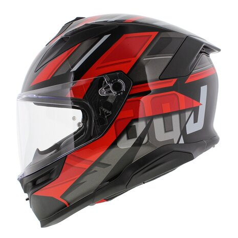 AGV K7 motorhelm Taurax glans zwart rood