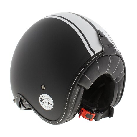MT Jethelm Le Mans II SV S Speed mat zwart wit