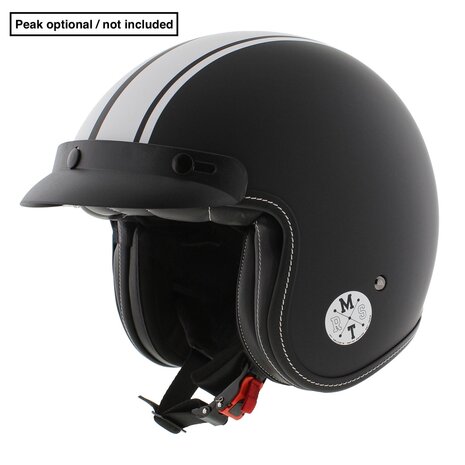MT Jethelm Le Mans II SV S Speed mat zwart wit