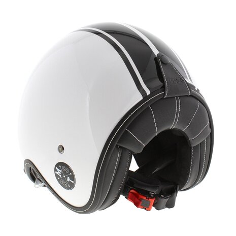 MT Jethelm Le Mans II SV S Speed glans wit zwart