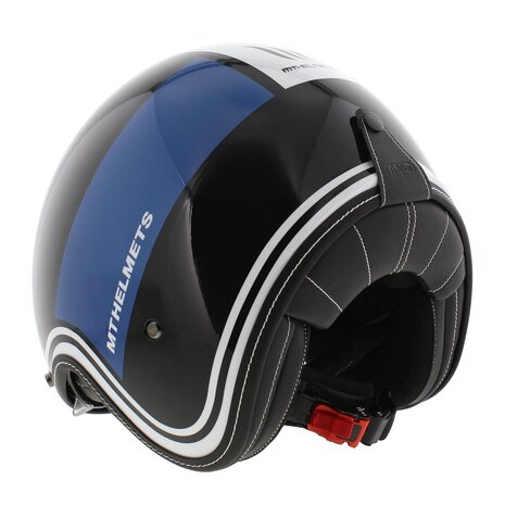 MT Jethelm Le Mans II SV S Tant glans zwart blauw