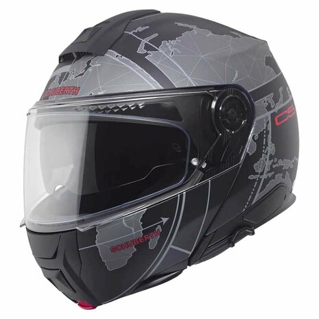 Schuberth C5 Systeemhelm Globe mat zwart grijs