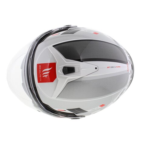 MT Jet Cosmo SV helm Silence glans wit grijs