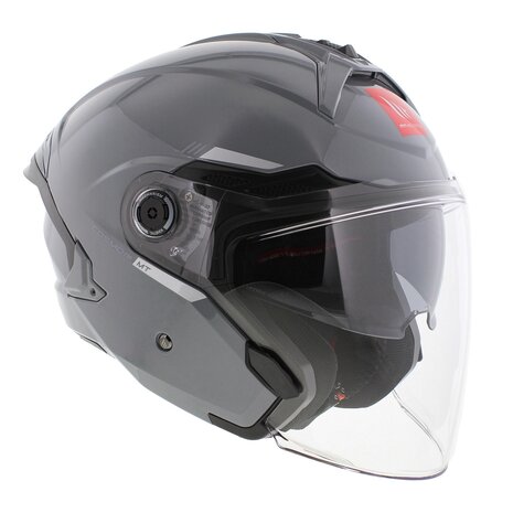 MT Jet Cosmo SV helm glans grijs