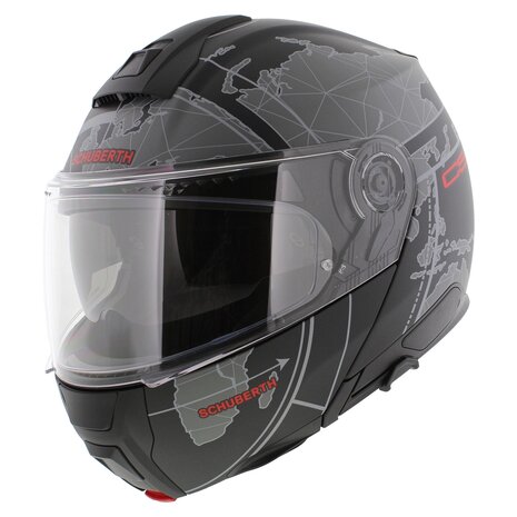Schuberth C5 Systeemhelm Globe mat zwart grijs