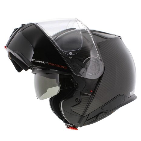 Schuberth C5 Carbon Systeemhelm glans carbon zwart