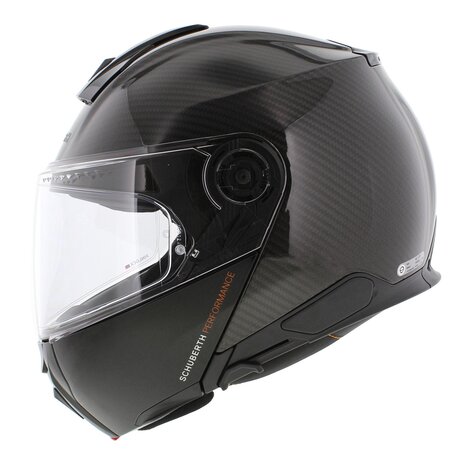 Schuberth C5 Carbon Systeemhelm glans carbon zwart