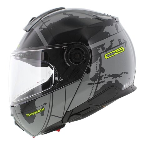 Schuberth C5 Systeemhelm Globe glans grijs zwart